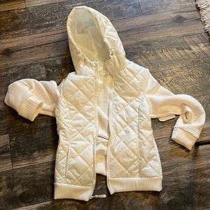 Time and Tru white jacket size M